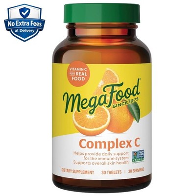 Complex C - Ascorbic Acid Vitamin C 250mg 30 Vegan Tablets, 30 Day Supply