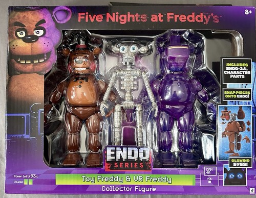 Jazwares Five Nights at Freddys Endo-02 TOY FREDDY & VR FREDDY FNAF FAST SHIP - Picture 1 of 2