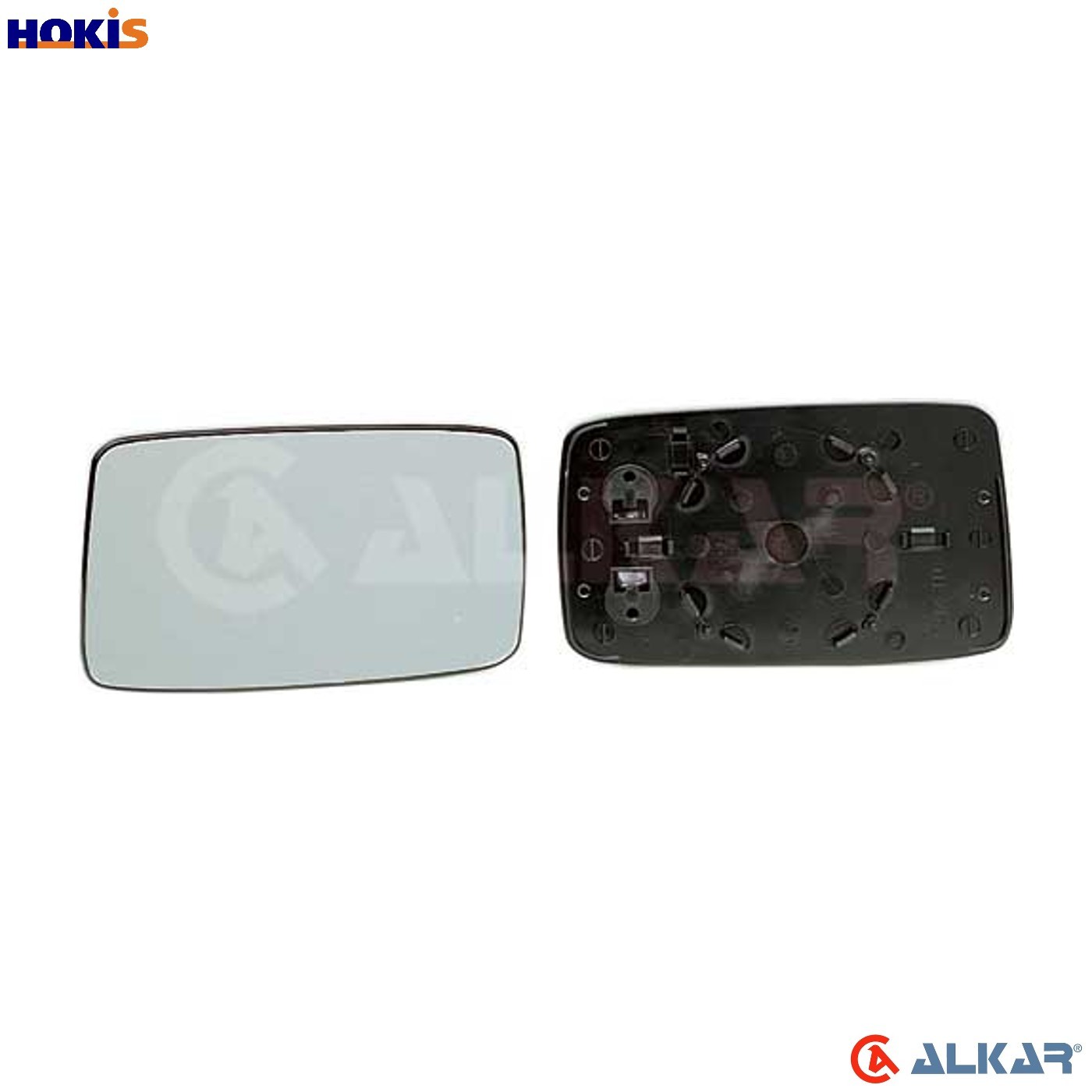 Mirror insert glass Left Heatable 6471128 ALKAR for VW SEAT SKODA - Image 7
