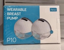 Paruu P10 Hands-Free Wearable Double Electric Breast Pump White 19-24mm