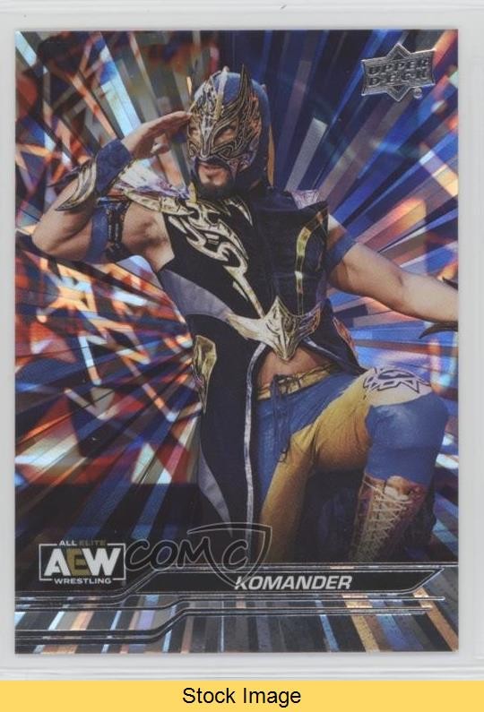 2024 Upper Deck AEW All Elite Wrestling Outburst Komander Rookie RC READ 1g2u