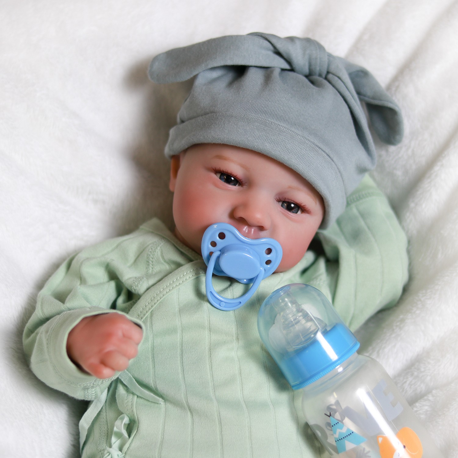 That Look Real Vinyl Silicone Newborn Boy Doll