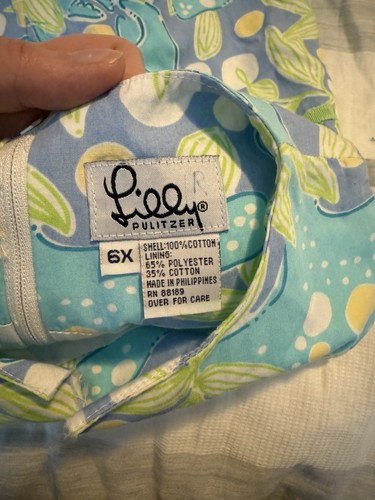 Lilly Pulitzer Girls Dress 6X - Picture 4 of 4