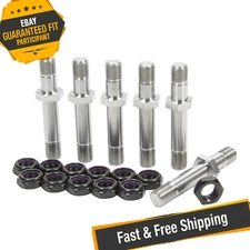 Allstar Performance ALL17020 Radius Rod Stud Kit Titanium