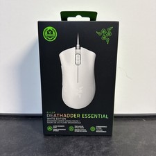 New- Razed Deathadder Essential White Edition Gaming Mouse