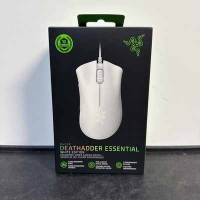 New- Razed Deathadder Essential White Edition Gaming Mouse