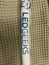 100PCS LED Light Up Glow Sticks Concert Rally Party Foam Sticks Rave Wands White