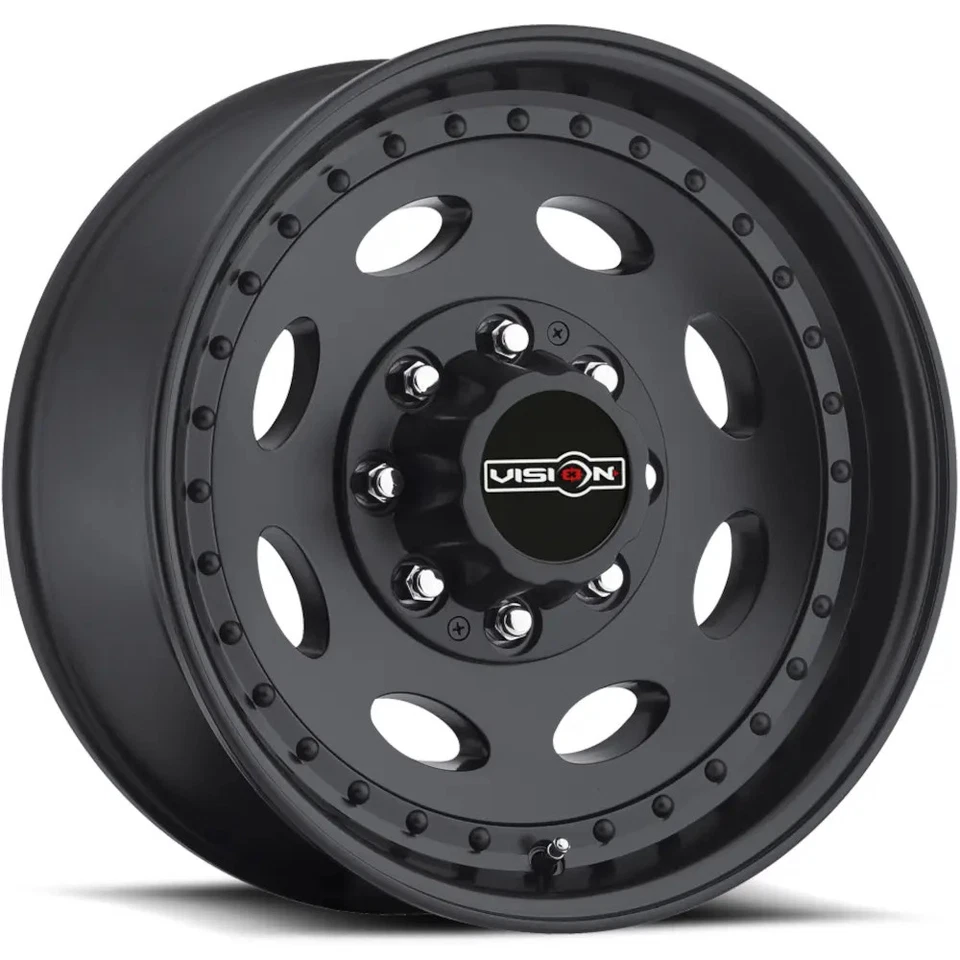 19.5x7.5 Black Vision Hauler Single Rim 8x6.5 (8x165.1) +0 Offset 81C-9781MB0 - Image 3 of 3