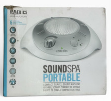 HoMedics SS-2000 Sound Spa White Noise Sound Machine Portable Sleep Therapy