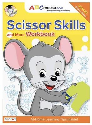 ABCMouse.com Early Learning Scissor Skills & More Workbook Activity Book wit...