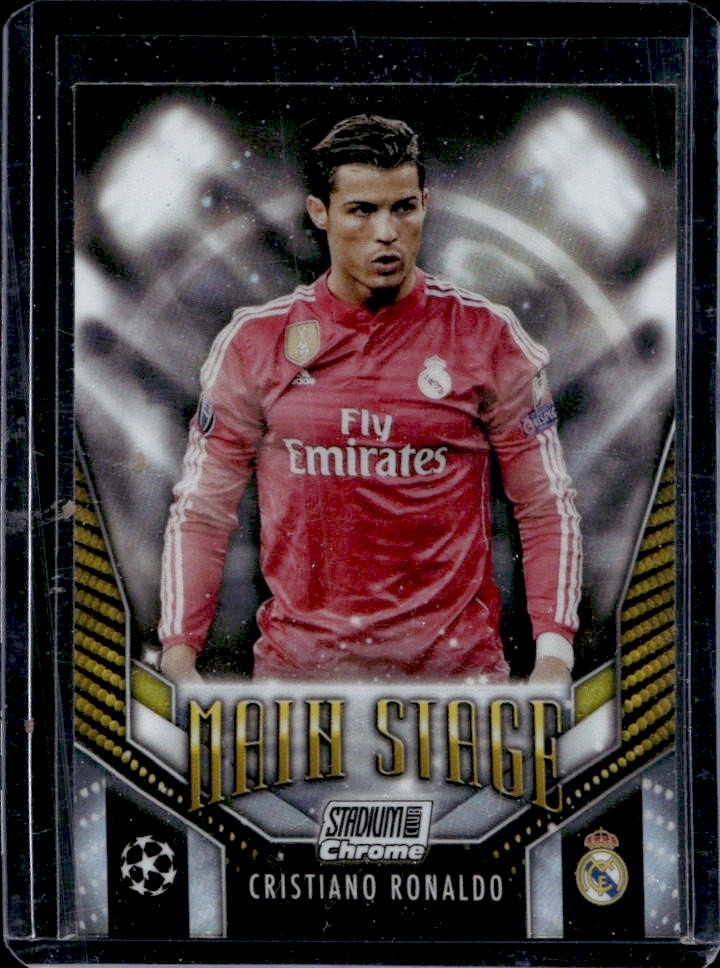 2023-24 Topps Stadium Club Chrome UEFA Cristiano Ronaldo Main Stage #MS-CR (A) view 1