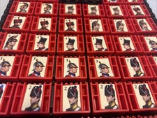 Stratego Replacement Red Army Pieces Ranks 1–10 Milton Bradley 2002