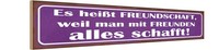 Holzschild 10X46 Cm Es HeißT Freundschaft Weil Man Spruch Zitat Deko Geschenk Ho