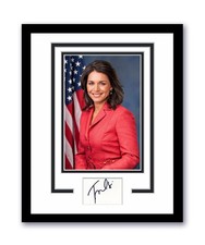 Tulsi Gabbard Autographed Signed 11x14 Framed Photo MAGA ACOA