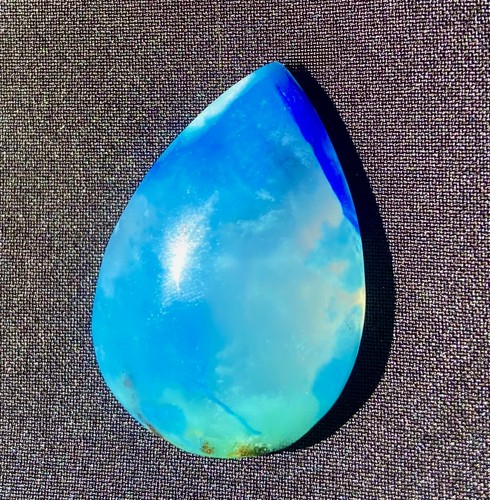 Gem Silica Azurite Gemy Sweet Rare Cabochon 8.5 Grams or 42.5 Carats Austrilia 