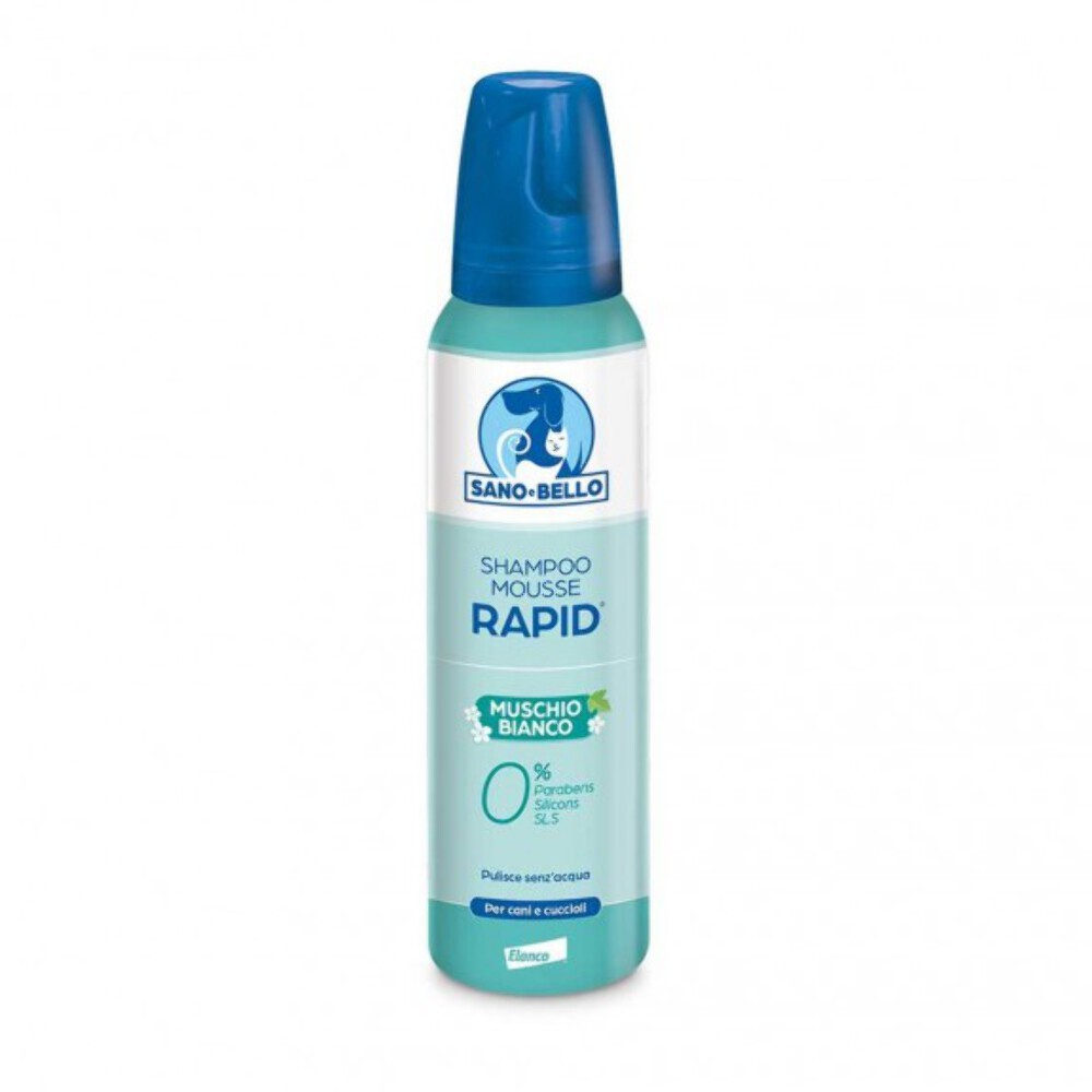 ELANCO SANO+BELLO SHAMPO RAPID MUSCHIO BIANCO PER CANI E CUCCIOLI 300 ML
