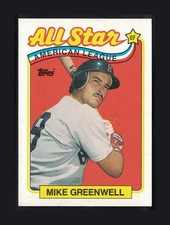1989 Topps - All-Star Mike Greenwell #402 - BOSTON RED SOX