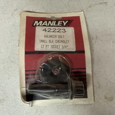 Manley Harmonic Balancer Bolt 12pt 3/4" Black for Chevy SBC 265 305 350