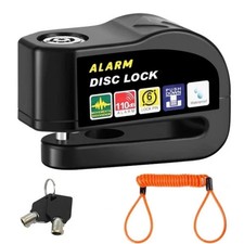 Motorcycle Bike Scooter Alarm Disc Brake Lock Anti-Theft Security Wheel Lock