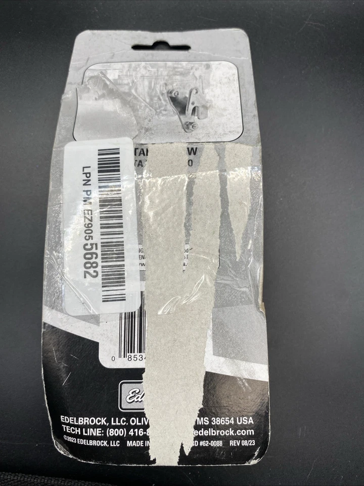 EdelBrock 1481 Throttle Lever Adapter Kit Chrysler Performer Series Carb Open - Image 2 of 2