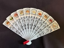 Vintage Soni Perfumed Fan, souvenir from India in original box