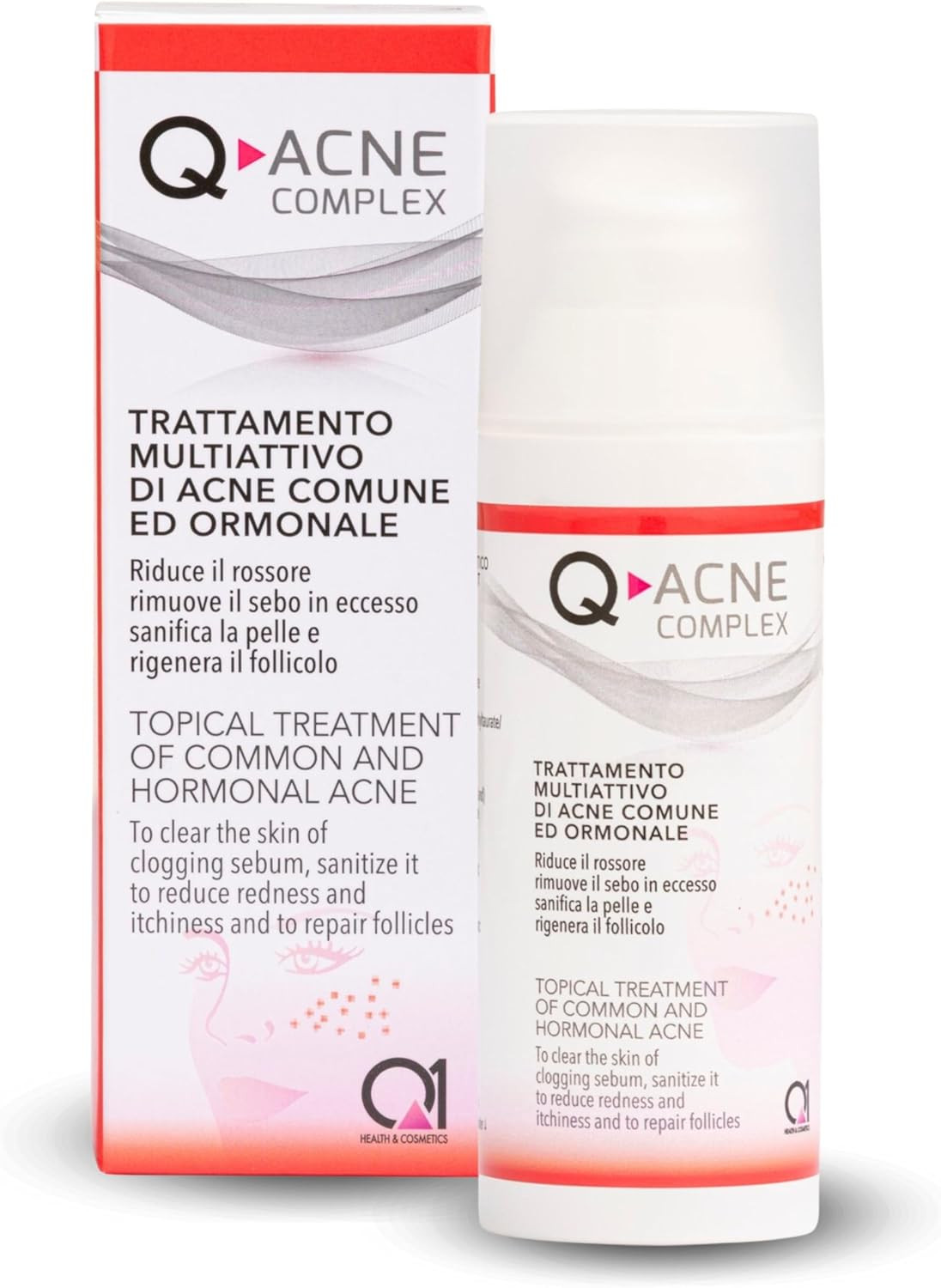 Q-Acne Complex Crema Anti-Acne 40ml con Acido Salicilico per Viso