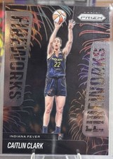 Panini 2025 Prizm WNBA Fireworks Caitlin Clark #9 Indiana Fever Basketball
