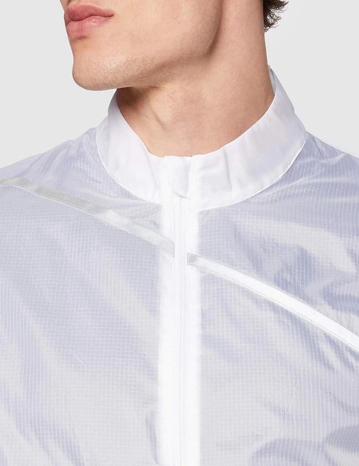 Reebok CD5439 Men's Sports Jacket, Trainnings Jacket, Rain Jacket, S White - Image 3 of 4