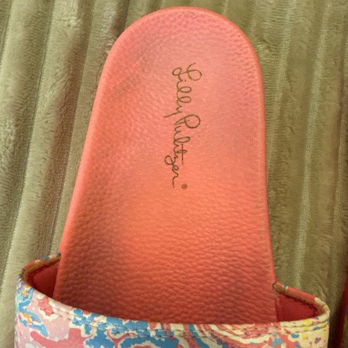 Lilly Pulitzer Womens Pink Size 9 Slides - Picture 7 of 13