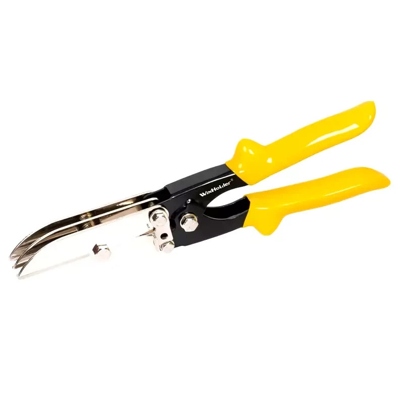 Heavy Duty 5-Blade Hand Cable Crimper Sheet Metal Hard Stainless Steel Tools for