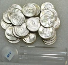 1960 D Washington Silver Quarter Frosty ORIGINAL UNPICKED BU roll 40 coins P338G