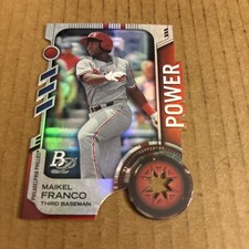 2014 Bowman Platinum DIE CUT Maikel Franco RC #TDC-MF Phillies Baseball (f3)