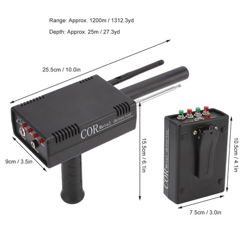 (AU Stecker)25 M Tiefe AKS Metall Gold Detektor 1200 M Reichweite CU - Bild 15 von 24