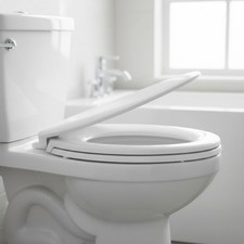 Kohler Cachet ReadyLatch Elongated Toilet Seat - Quiet-Close, Soft Close, White