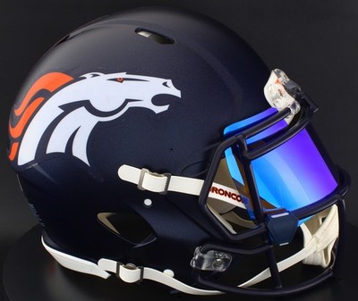 DENVER BRONCOS NFL Riddell Speed Full Size AUTHENTIC Football Helmet