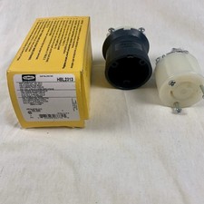 Hubbell HBL2313 Insulgrip Twist-Lock Connector 20A 125V 2 Pole 3 Wire