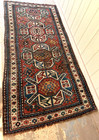 Antique  Karabagh CAUCASIAN Rug hand-woven Oriental wool carpet 7' 10" x 3' 10" — photo 9