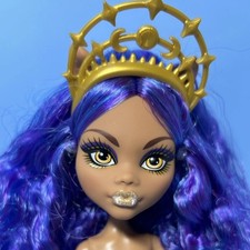Monster High Howliday 2023 Clawdeen Wolf Nude Doll with Crown