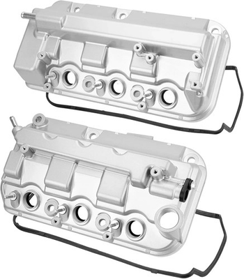 #ad 2 Pcs Aluminum Front amp; Rear Engine Valve Cover Compatible with Honda Accord Odys $164.65