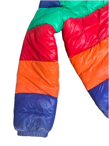 United colors of Benetton Puffer Jacket Rainbow 2xl (11-12 Jahre) Youth Ski Coat - Bild 3 von 7