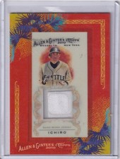 2010 Topps Allen And Ginter Baseball Ichiro Suzuki Jersey Relic