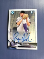 2019 Bowman Chrome Ryan Rolison Auto CDA-RR Rookie Autograph Baseball Card