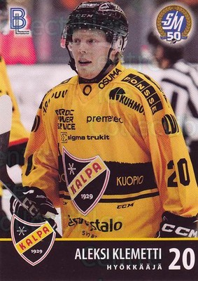 2024-25 Finnish Blueline Team Issue #KALPA09 Aleksi Klemetti