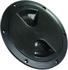 American Motorhome RV Screw in Round Access Hatch, Black 5" 31035