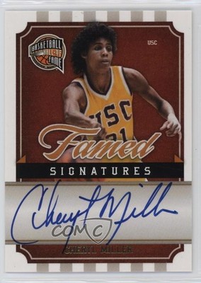 2009 Panini Basketball Hall of Fame Famed Signatures /499 Cheryl Miller Auto HOF