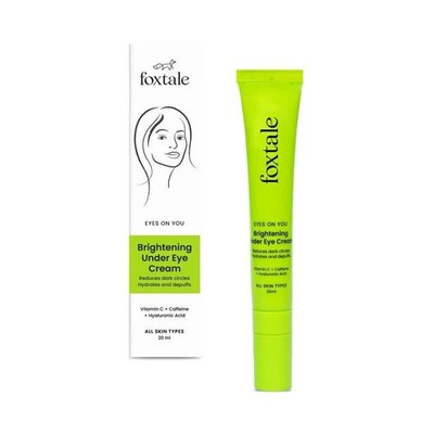 FoxTale Brightening Under Eye Cream Reduces Dark Circles And Puffy Eyes 20Ml