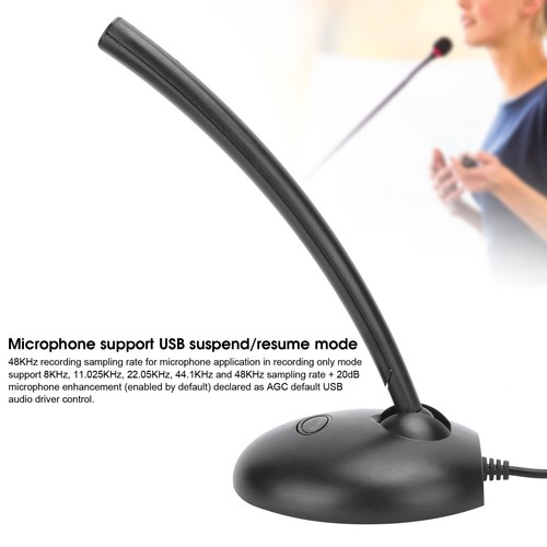 Omnidirektionales USB-Mikrofon Für Den Computer-Desktop Plug & Play Zum Au URS - Afbeelding 2 van 17