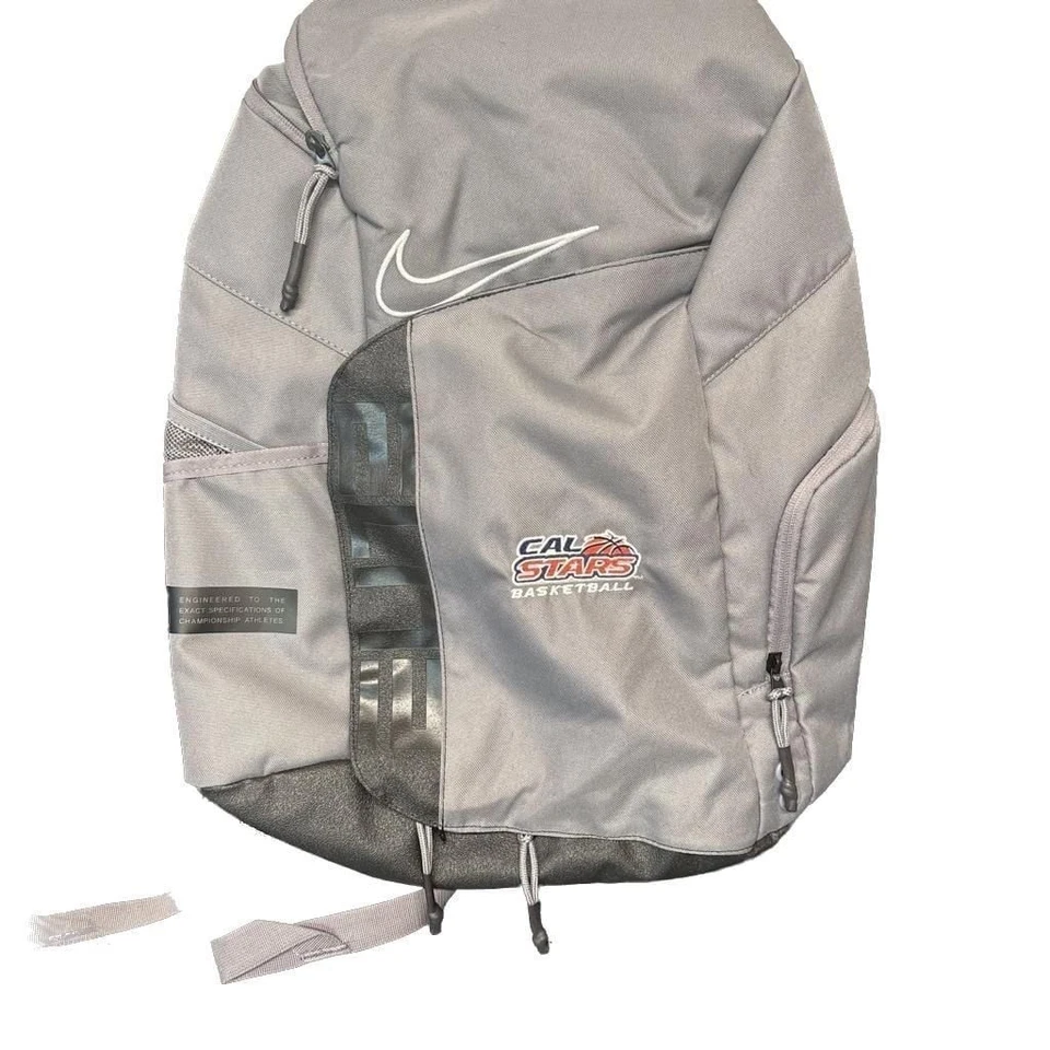 Mochila de baloncesto Nike Elite Pro gris y negra Foto 3 de 4