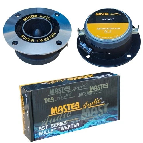 Master Audio BST40/8 Coppia Tweeter Alluminio 97mm 175W RMS Slim 8 Ohm