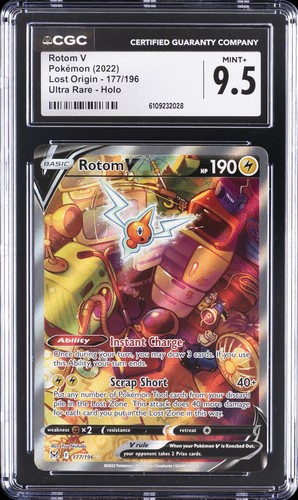 Rotom V graded CGC 9.5 for sale on eBay
